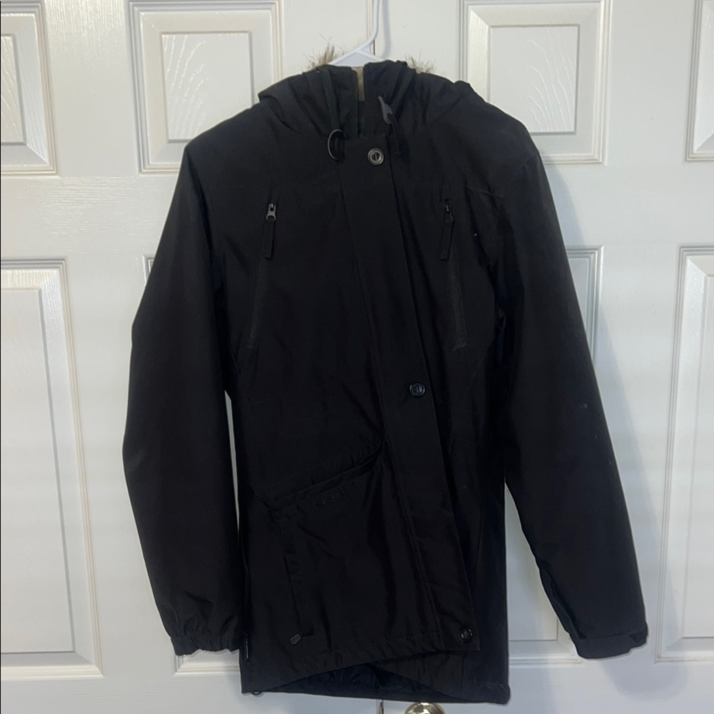 Women’s Black Hooded Jacket